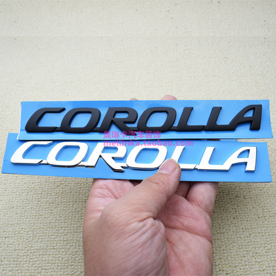 COROLLA车身贴装饰贴尾标贴