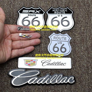 XT5 适用于凯迪拉克V标CT5 CTS XT4 XT6方向盘标66号公路尾标 CT6