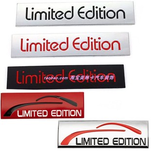 大众Limited Edition纪念标限量版车标贴后侧标尾标帕萨特途观