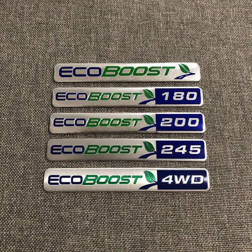 适用福特翼虎福睿斯翼博ECOBOOST装饰叶子板侧标后尾箱4WD改装标