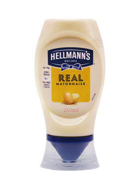 好乐门原味淡味蛋黄酱沙拉汉堡酱 Hellmanns Squeezy Mayonnaise