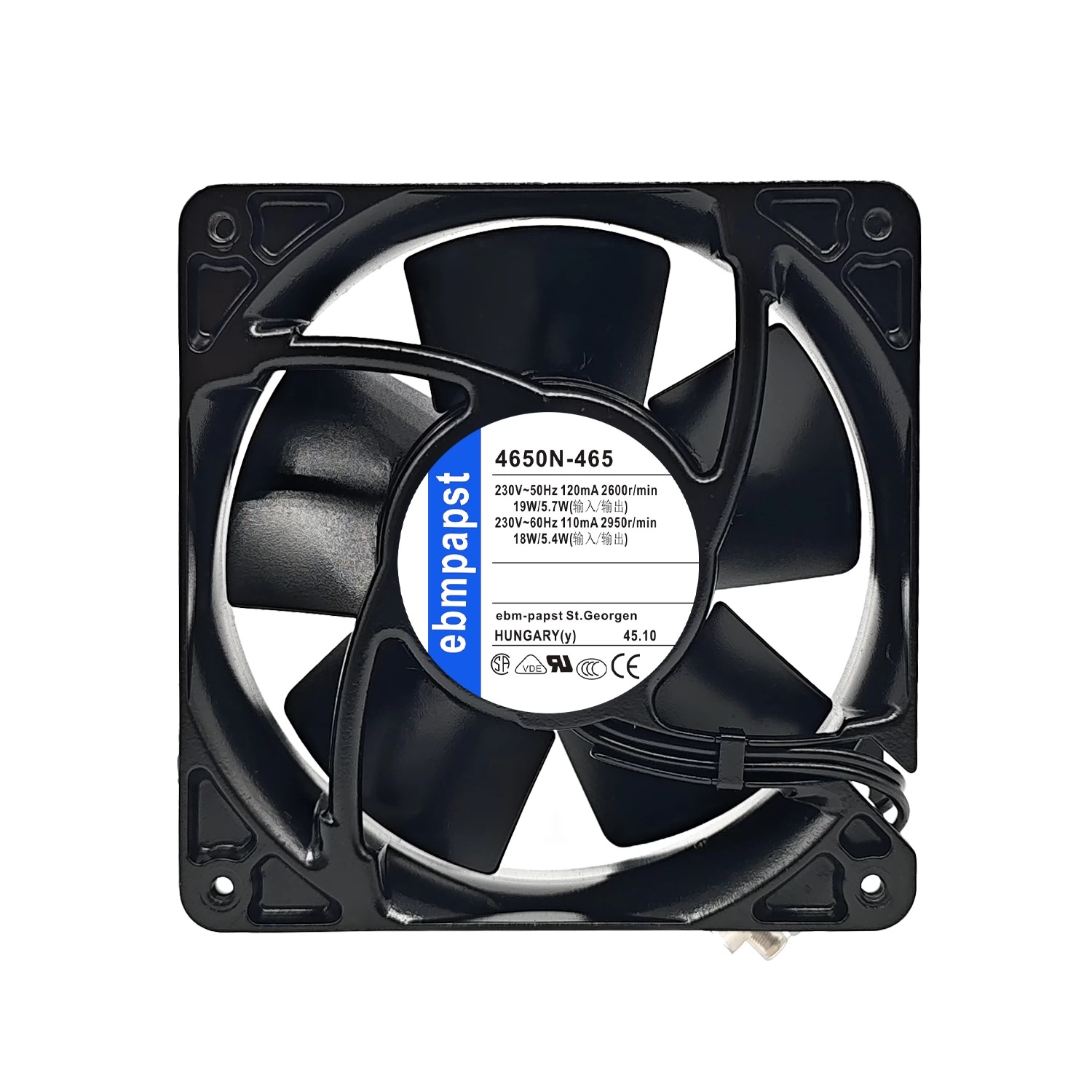 papst德国ebmpapst 4656N 220V 19W 12038 12CM 120*120*38MM