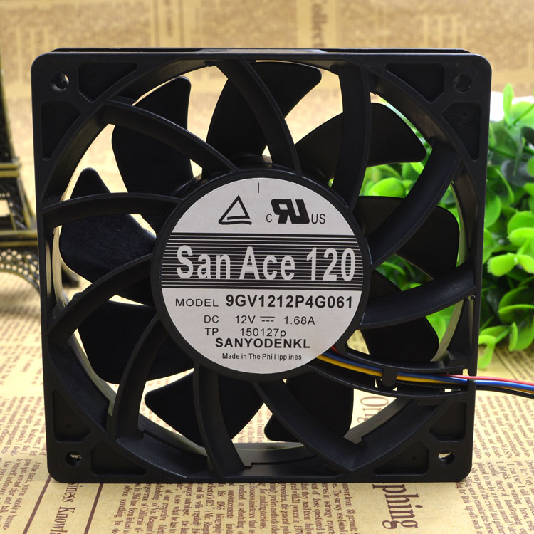 三洋1202512V1.68A暴力散热风扇