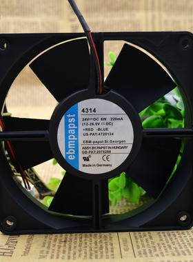 原装德国EBMPAPST 4314S  12032 24V 12cm双滚珠变频器 散热风扇