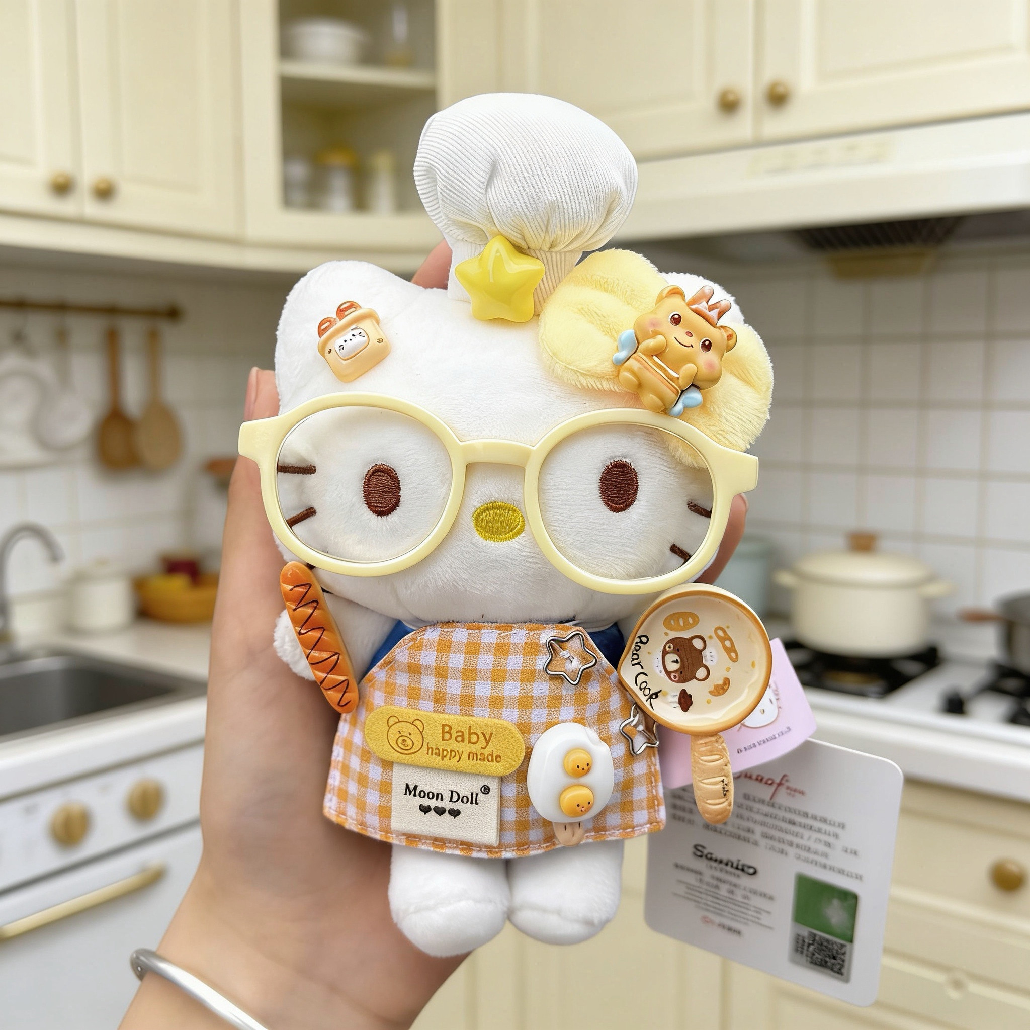 [正版]尚绒坊hellokitty包包挂件玩偶送女生可爱哈喽kt包挂饰礼物