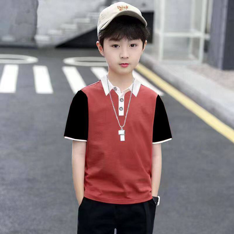 童装短袖t恤夏装纯棉儿童打底衫中大童小孩短袖衣服外穿个性潮款