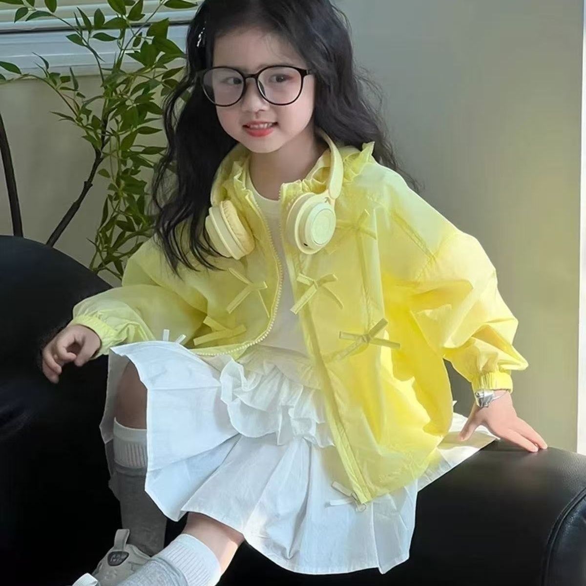 女童防晒衣2026夏季新款儿童洋气防晒服外套女孩韩版休闲薄款上衣
