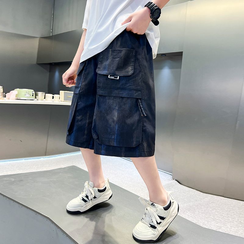男童夏款工装裤2026新款夏季休闲短裤中大童酷帅男孩夏装五分裤潮