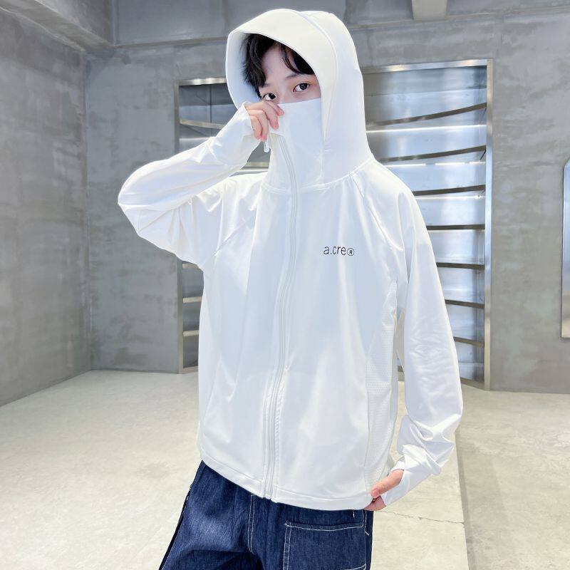 男童夏装防晒衣外套薄款2024新款中大童儿童男孩夏季防晒服潮