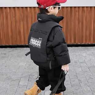 儿童羽绒服冬装2025冬季新款男童保暖宝宝白鸭绒加厚冬款外套