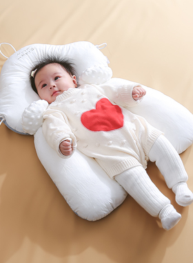婴儿定型枕头纠正头型防偏头新生儿安抚枕0到6个月宝宝哄睡觉神器