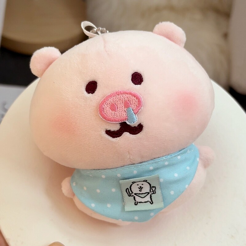 原创肥美自嘲熊变身小肥猪玩偶挂件毛绒玩具钥匙扣闺蜜生日礼物女