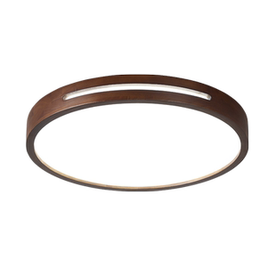 胡桃木LED吸顶灯新中式客厅主卧室房间阳台灯2025新款中古风灯具