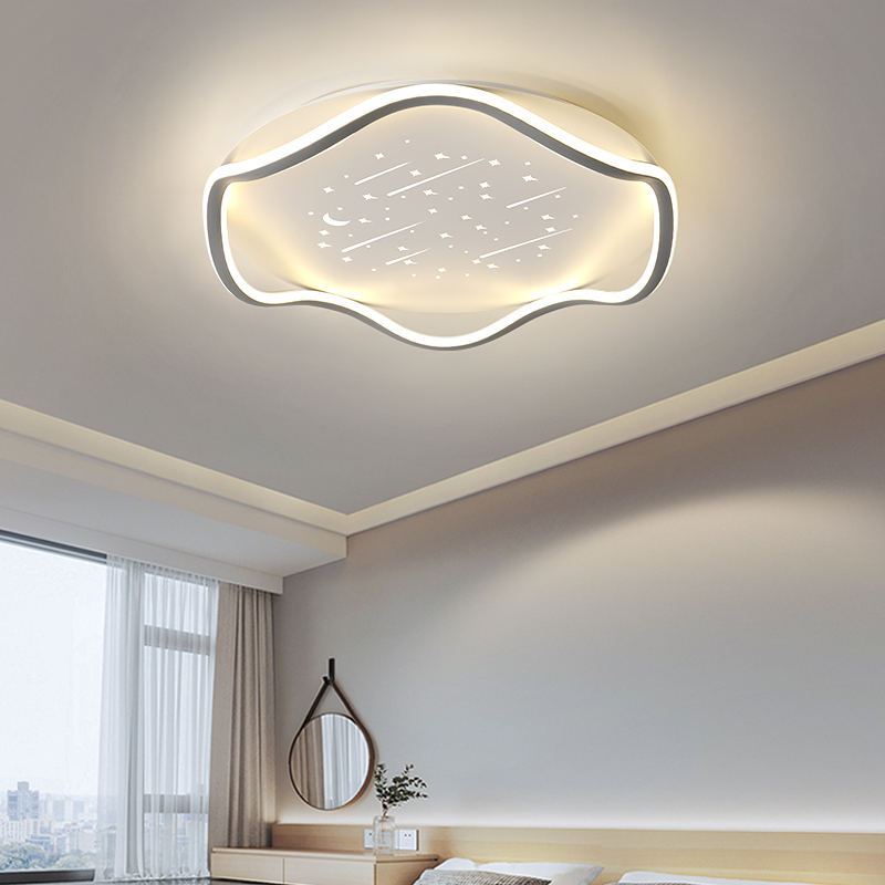 北欧LED吸顶灯简约现代主卧室餐厅房间护眼网红家用大气创意灯具
