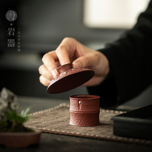 复古紫砂竹节盖置创意盖碗盖托紫砂壶盖子垫盖子架盖搁茶道零配