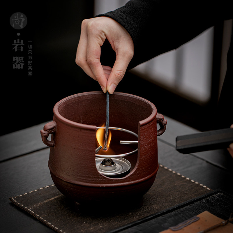 2025新款围炉煮茶小碳炉家用室内户外陶瓷酒精炉打边炉烤火木炭炉,餐饮具,煮茶炉,淘宝优惠券,粉丝福利购,淘宝优惠卷