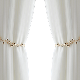 竖百叶网红梦幻帘垂直纱帘客厅阳台白纱透光不透人窗帘窗纱纱幔