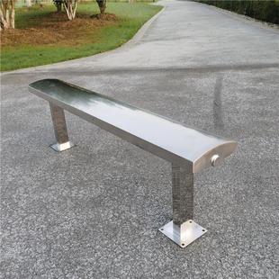 公园椅椅户外凳子吸烟区公交站商场餐厅等候长椅不锈钢景区长条凳