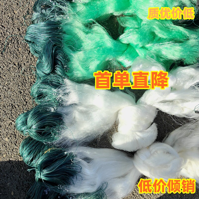 100米长白条鲫鱼网马口翘嘴鲢鳙