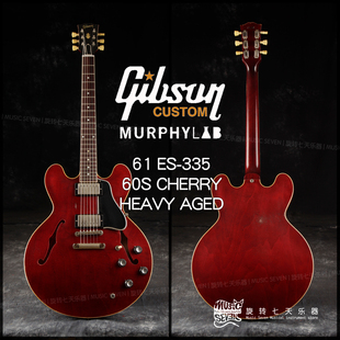 Gibson Murphy Lab 61 ES-335 重度做旧 美产 电吉他