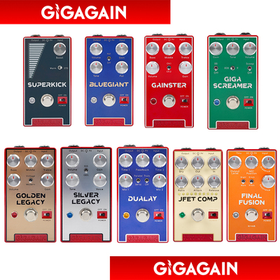 GIGAGAIN 单块效果器 失真过载箱体模拟压缩DI电吉他效果器