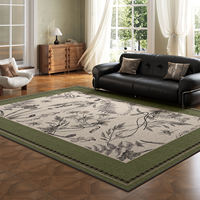 Carpet living room 2026 New style French retro sofa, coffee table, floor mat, home green maintenance-free thickened bedside blanket thumbnail 6