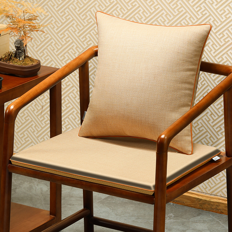 中式座椅垫红木椅子坐垫实木餐椅垫茶桌椅座垫圈椅太师椅垫定制