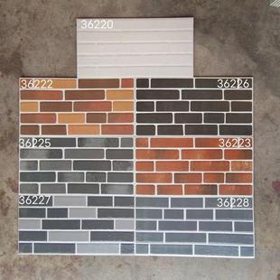 别墅外墙瓷砖庭院围墙砖仿古青砖300X600复古文化砖红砖阳台墙砖