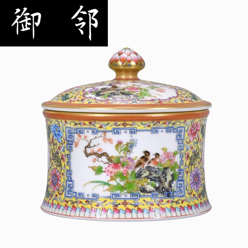 ly宫廷黄地开光花鸟景德镇摆茶叶罐怎么样？是哪里牌子？有何缺点？