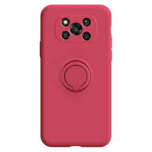 适用小米pocox3手机壳poco x3 NFC新款液态硅胶5g镜头全包防摔软壳x3pro指环支架保护套简约男女磁吸超薄外壳