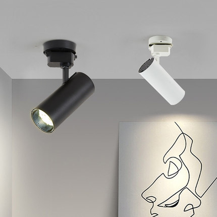 led明装射灯铝材白光中性光服装店橱窗超市商场办公室会议室展厅