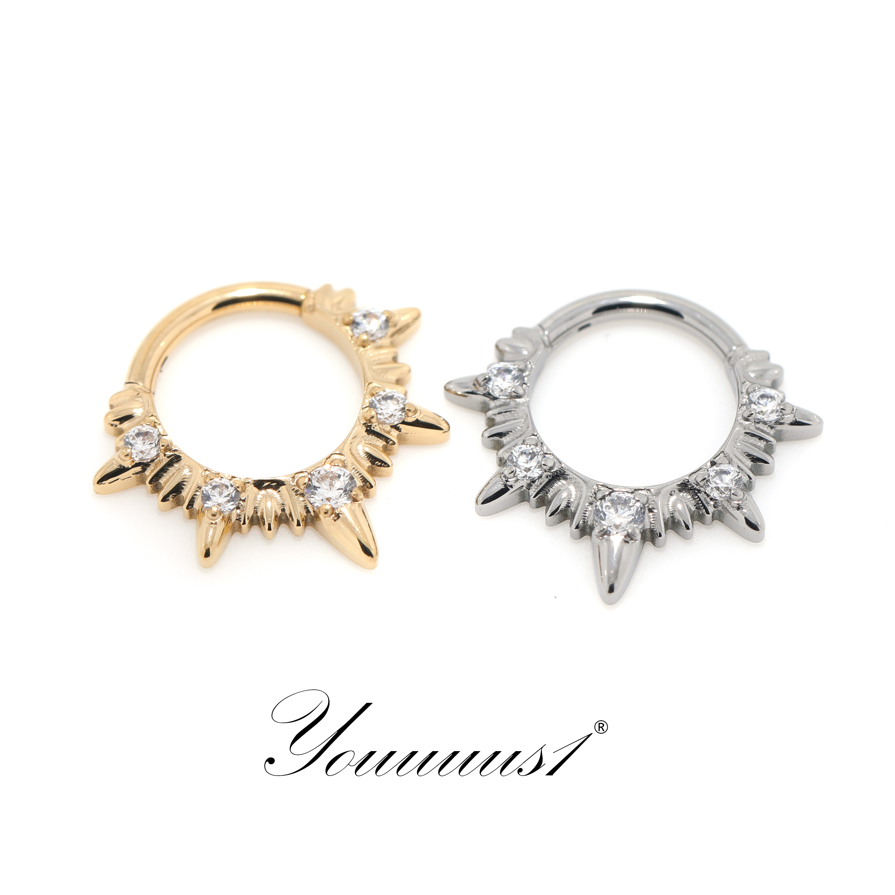 Daith环推荐热销鼻中隔环耳骨环