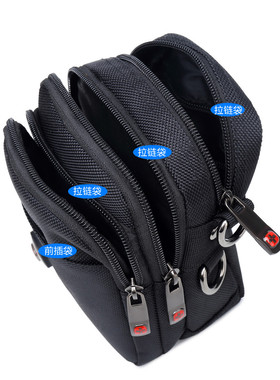 瑞士军刀男包耐磨工地工具包腰包劳保包单肩斜挎包大容量旅行背包