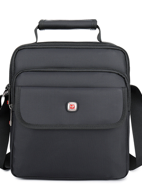 瑞士军刀手提包单肩包男斜挎包商务休闲公文包A4文件包14寸电脑包