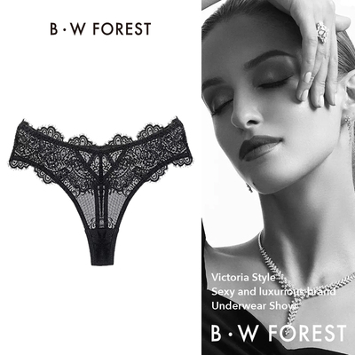 维多利亚性感蕾丝丁字裤内裤女夏季薄款禁欲系纯欲2024新款三角裤
