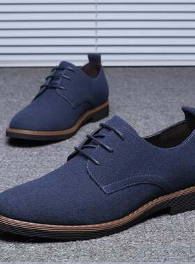 Casual Shoes Male Suede Oxford Leather Dress Shoes big 38-48