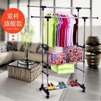 clothes drying rack folding garment dryer hanger 晾衣架多层1