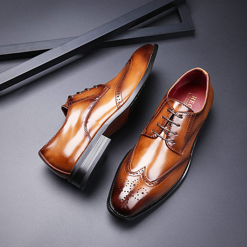 男士真皮商务正装皮鞋 Men Business Office Dress Leather Shoes