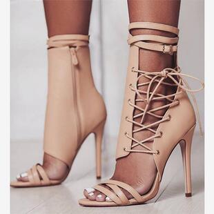 Summer Sexy High Heels Sandals Women Lace-Up Wedding Shoes42
