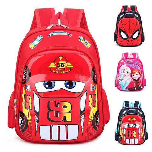 carKid Cartoon bag for School children kindergarten backpack