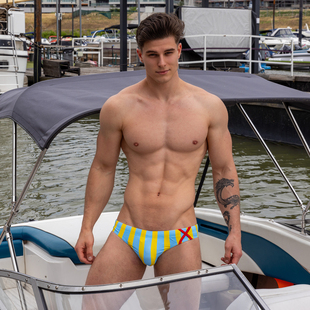 2025Marcuse Promenade澳洲男三角泳裤毛巾质感低腰性感运动速干