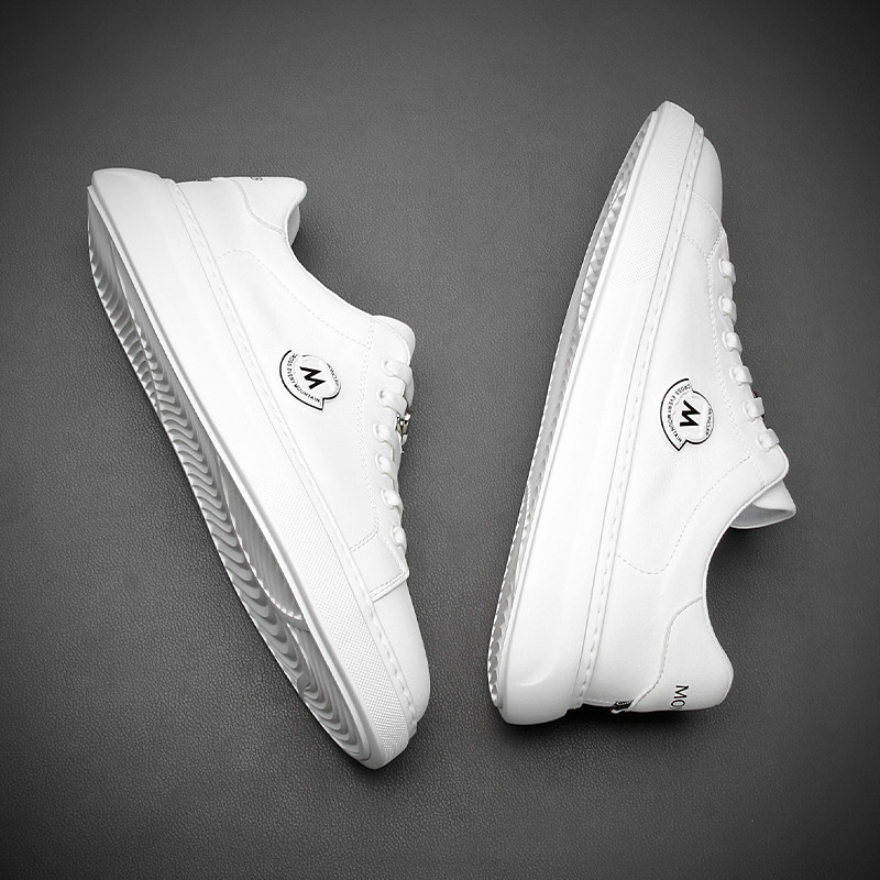 春季新款小白鞋男2026一脚蹬懒人休闲板鞋潮头层牛皮时尚百搭透气,流行男鞋,休闲板鞋,淘宝优惠券,粉丝福利购,淘宝优惠卷