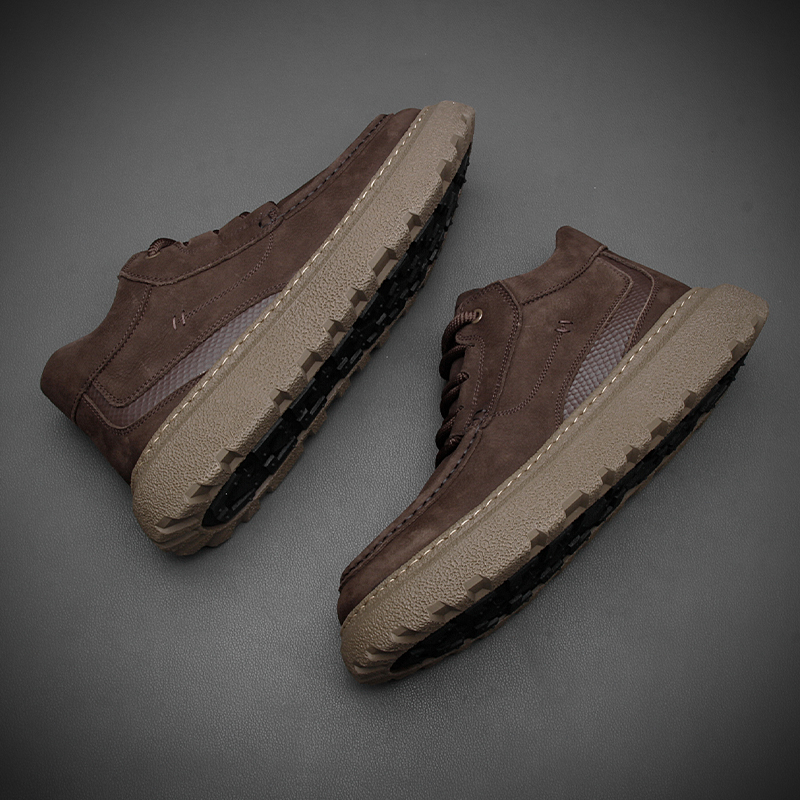 秋冬加绒保暖高帮工装鞋