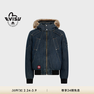 [秋冬新品]MOOSE KNUCKLES X EVISU联名男女同款刺绣小剪刀羽绒服