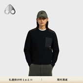 秋冬新品 MOOSE KNUCKLES 男士 金标圆领针织衫