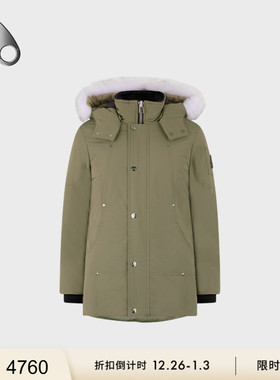 [限时7折]MOOSE KNUCKLES PARKA 儿童中长款小剪刀羽绒派克