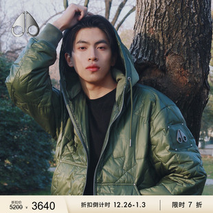 限时7折 男士 MOOSE ICON 连帽抽绳飞行员夹克外套 KNUCKLES