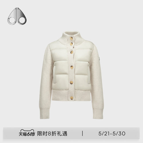 MOOSE KNUCKLES 女士羽绒拼接夹克外套