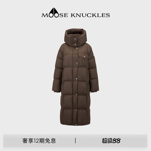 MOOSE KNUCKLES PUFFER 反转LOGO鹅绒小剪刀羽绒服