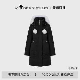 [预售免定]MOOSE KNUCKLES PARKA 女士长款派克小剪刀羽绒服大衣